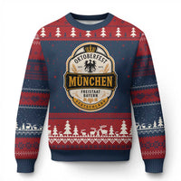 Oktoberfest Munchen Deutschland German Beer Festival Ugly Christmas Sweater Freistaat Bayern Heraldic Eagle