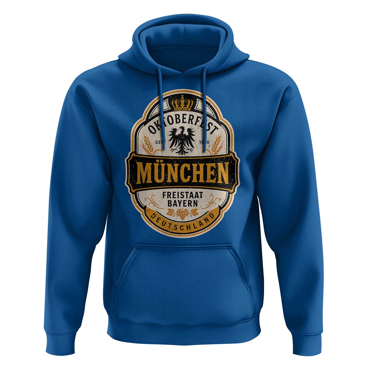 Oktoberfest Munchen Deutschland German Beer Festival Hoodie Freistaat Bayern Heraldic Eagle