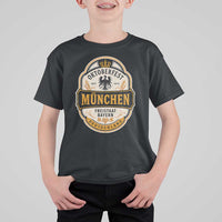 Oktoberfest Munchen Deutschland German Beer Festival T Shirt For Kid Freistaat Bayern Heraldic Eagle