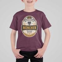 Oktoberfest Munchen Deutschland German Beer Festival T Shirt For Kid Freistaat Bayern Heraldic Eagle