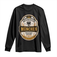 Oktoberfest Munchen Deutschland German Beer Festival Long Sleeve Shirt Freistaat Bayern Heraldic Eagle