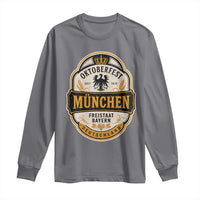 Oktoberfest Munchen Deutschland German Beer Festival Long Sleeve Shirt Freistaat Bayern Heraldic Eagle
