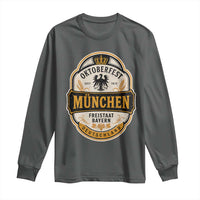 Oktoberfest Munchen Deutschland German Beer Festival Long Sleeve Shirt Freistaat Bayern Heraldic Eagle