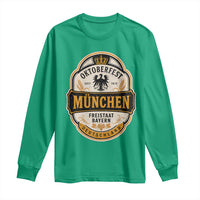 Oktoberfest Munchen Deutschland German Beer Festival Long Sleeve Shirt Freistaat Bayern Heraldic Eagle