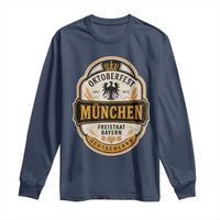 Oktoberfest Munchen Deutschland German Beer Festival Long Sleeve Shirt Freistaat Bayern Heraldic Eagle