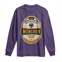 Oktoberfest Munchen Deutschland German Beer Festival Long Sleeve Shirt Freistaat Bayern Heraldic Eagle