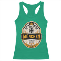 Oktoberfest Munchen Deutschland German Beer Festival Racerback Tank Top Freistaat Bayern Heraldic Eagle