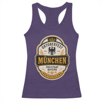 Oktoberfest Munchen Deutschland German Beer Festival Racerback Tank Top Freistaat Bayern Heraldic Eagle