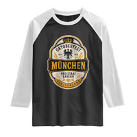 Oktoberfest Munchen Deutschland German Beer Festival Raglan Shirt Freistaat Bayern Heraldic Eagle