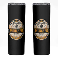 Oktoberfest Munchen Deutschland German Beer Festival Skinny Tumbler Freistaat Bayern Heraldic Eagle