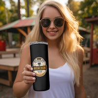 Oktoberfest Munchen Deutschland German Beer Festival Skinny Tumbler Freistaat Bayern Heraldic Eagle