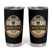 Oktoberfest Munchen Deutschland German Beer Festival Tumbler Cup Freistaat Bayern Heraldic Eagle