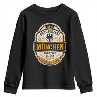 Oktoberfest Munchen Deutschland German Beer Festival Youth Sweatshirt Freistaat Bayern Heraldic Eagle