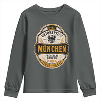 Oktoberfest Munchen Deutschland German Beer Festival Youth Sweatshirt Freistaat Bayern Heraldic Eagle