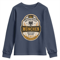 Oktoberfest Munchen Deutschland German Beer Festival Youth Sweatshirt Freistaat Bayern Heraldic Eagle
