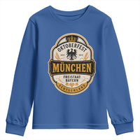 Oktoberfest Munchen Deutschland German Beer Festival Youth Sweatshirt Freistaat Bayern Heraldic Eagle