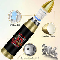 Trinidad And Tobago Independence Day Bullet Tumbler Trinidadian Heritage Steelpan Scarlet Ibis