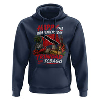 Trinidad And Tobago Independence Day Hoodie Trinidadian Heritage Steelpan Scarlet Ibis
