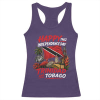 Trinidad And Tobago Independence Day Racerback Tank Top Trinidadian Heritage Steelpan Scarlet Ibis