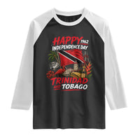 Trinidad And Tobago Independence Day Raglan Shirt Trinidadian Heritage Steelpan Scarlet Ibis