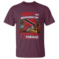 Trinidad And Tobago Independence Day T Shirt Trinidadian Heritage Steelpan Scarlet Ibis