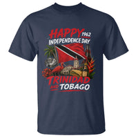 Trinidad And Tobago Independence Day T Shirt Trinidadian Heritage Steelpan Scarlet Ibis