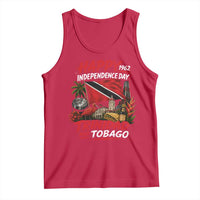 Trinidad And Tobago Independence Day Tank Top Trinidadian Heritage Steelpan Scarlet Ibis