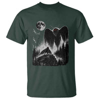 Mothman Howling at Moon 90s Retro T Shirt Funny West Virginia Cryptid