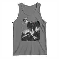 Mothman Howling at Moon 90s Retro Tank Top Funny West Virginia Cryptid