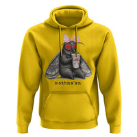 Funny Mothman Mothma'am Cute Pink Bow Coquette Hoodie