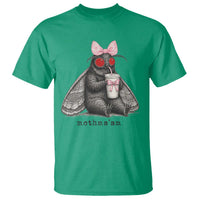 Funny Mothman Mothma'am Cute Pink Bow Coquette T Shirt