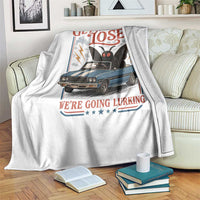 Funny Mothman Throw Blanket Get In Loser We Are Going Lurking Cryptid Lover