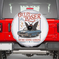 Funny Mothman Spare Tire Cover Get In Loser We Are Going Lurking Cryptid Lover