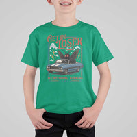 Funny Mothman T Shirt For Kid Get In Loser We Are Going Lurking Cryptid Lover