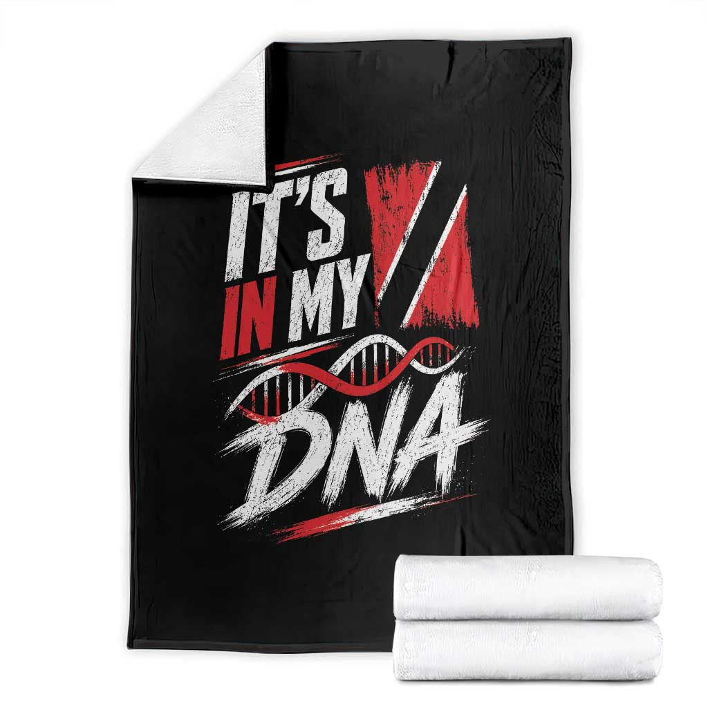 It Is in My DNA Trinidad and Tobago Throw Blanket Trinidadian Flag Roots