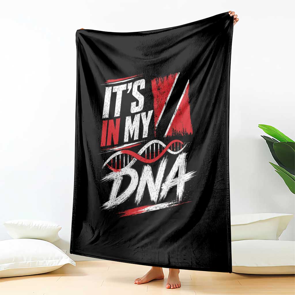 It Is in My DNA Trinidad and Tobago Throw Blanket Trinidadian Flag Roots