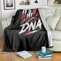It Is in My DNA Trinidad and Tobago Throw Blanket Trinidadian Flag Roots