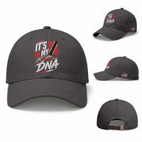 It Is in My DNA Trinidad and Tobago Baseball Cap Trinidadian Flag Roots