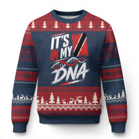 It Is in My DNA Trinidad and Tobago Ugly Christmas Sweater Trinidadian Flag Roots