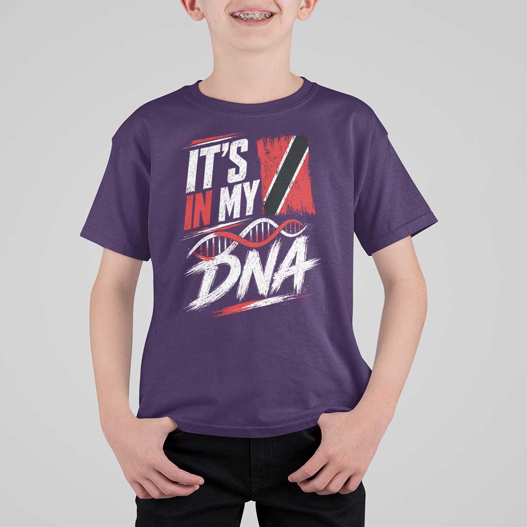 It Is in My DNA Trinidad and Tobago T Shirt For Kid Trinidadian Flag Roots