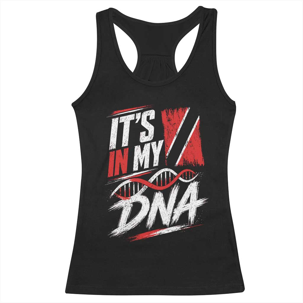 It Is in My DNA Trinidad and Tobago Racerback Tank Top Trinidadian Flag Roots