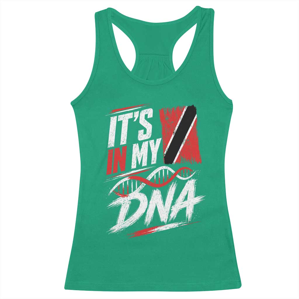 It Is in My DNA Trinidad and Tobago Racerback Tank Top Trinidadian Flag Roots