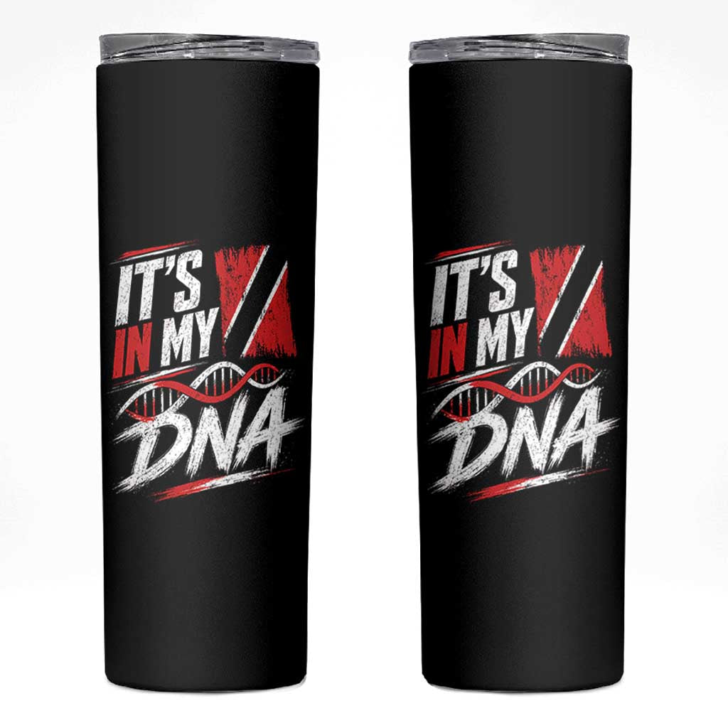 It Is in My DNA Trinidad and Tobago Skinny Tumbler Trinidadian Flag Roots
