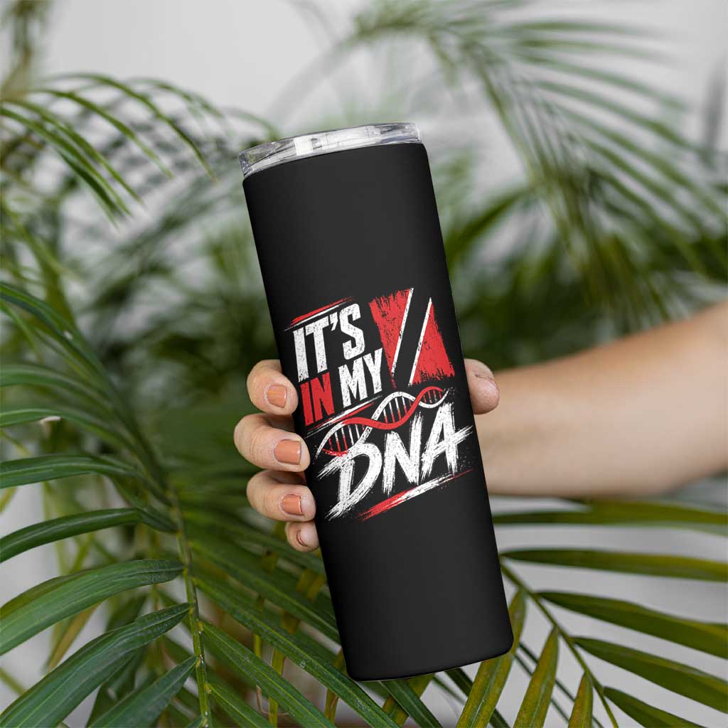 It Is in My DNA Trinidad and Tobago Skinny Tumbler Trinidadian Flag Roots