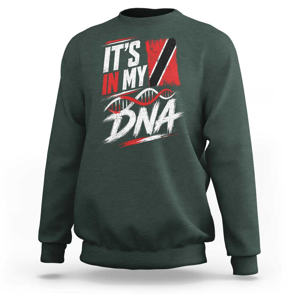 It Is in My DNA Trinidad and Tobago Sweatshirt Trinidadian Flag Roots