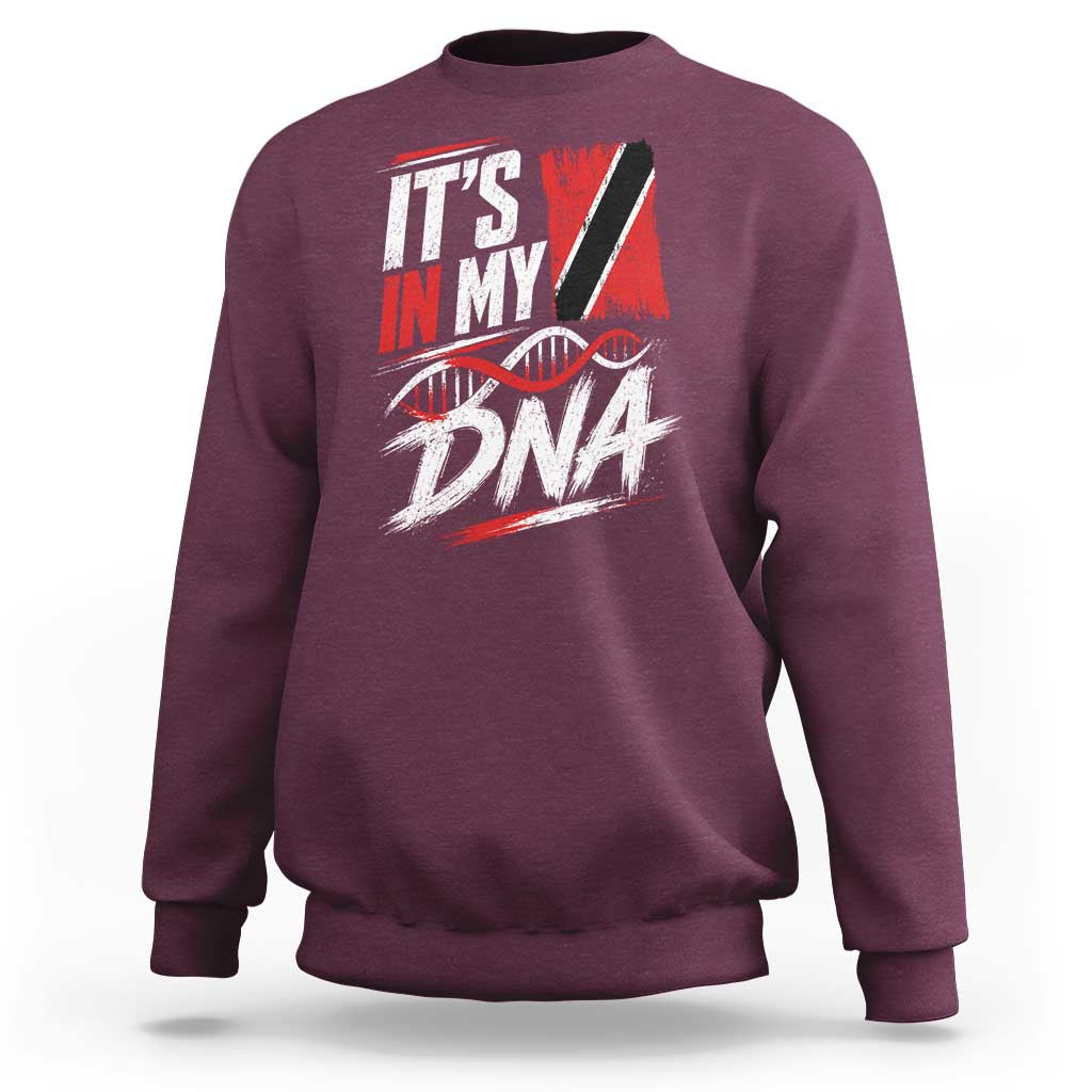 It Is in My DNA Trinidad and Tobago Sweatshirt Trinidadian Flag Roots