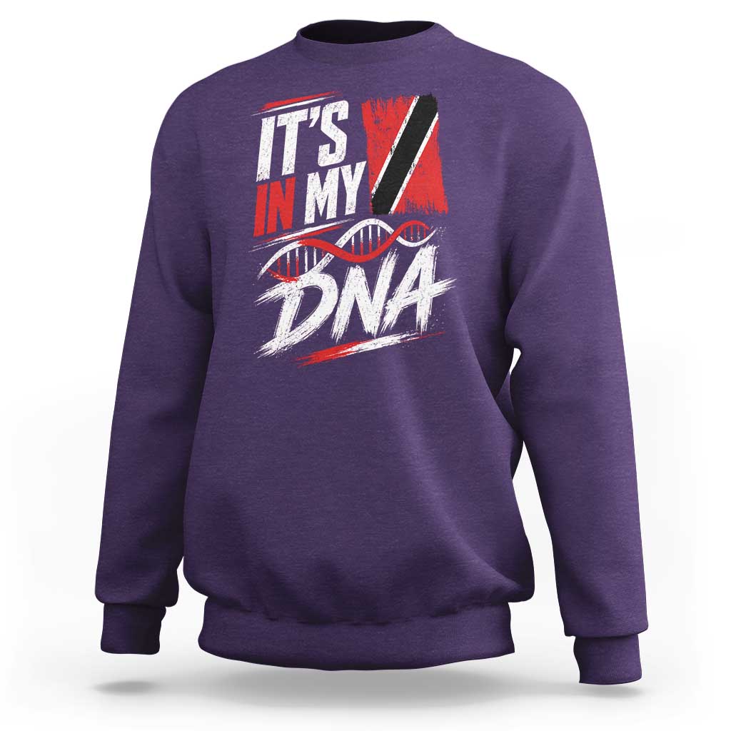 It Is in My DNA Trinidad and Tobago Sweatshirt Trinidadian Flag Roots