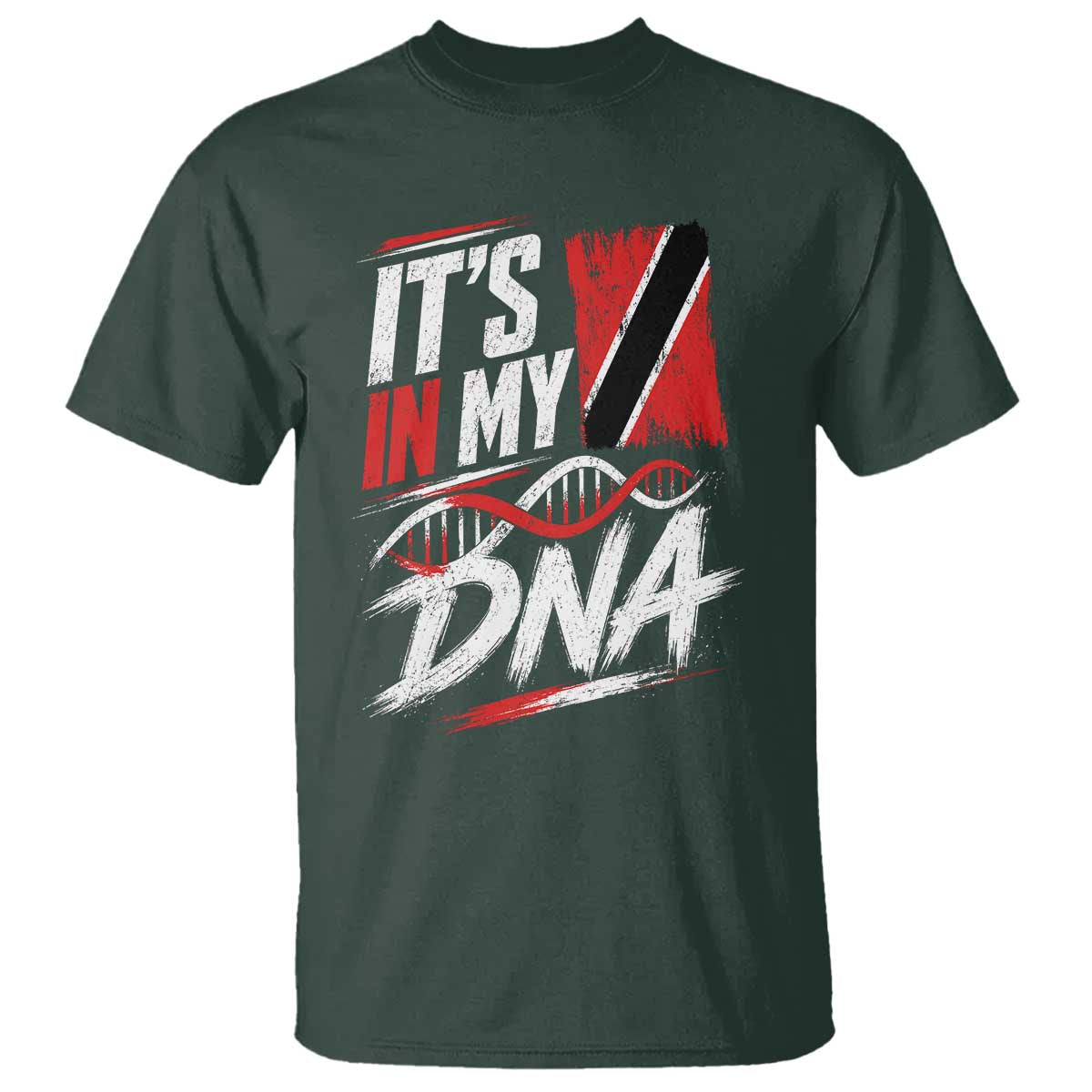 It Is in My DNA Trinidad and Tobago T Shirt Trinidadian Flag Roots
