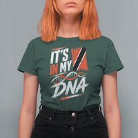 It Is in My DNA Trinidad and Tobago T Shirt For Women Trinidadian Flag Roots