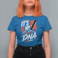 It Is in My DNA Trinidad and Tobago T Shirt For Women Trinidadian Flag Roots